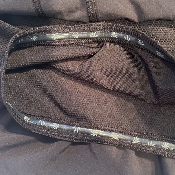 Athlete tennis skirt 8 black reflective shorts mini elastic waist pockets - Picture 14 of 14